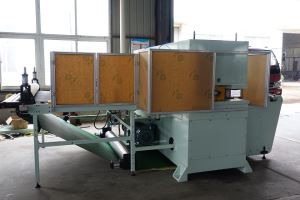 コンベアベルトタイプフルヘッドビーム切断機、切断プレス